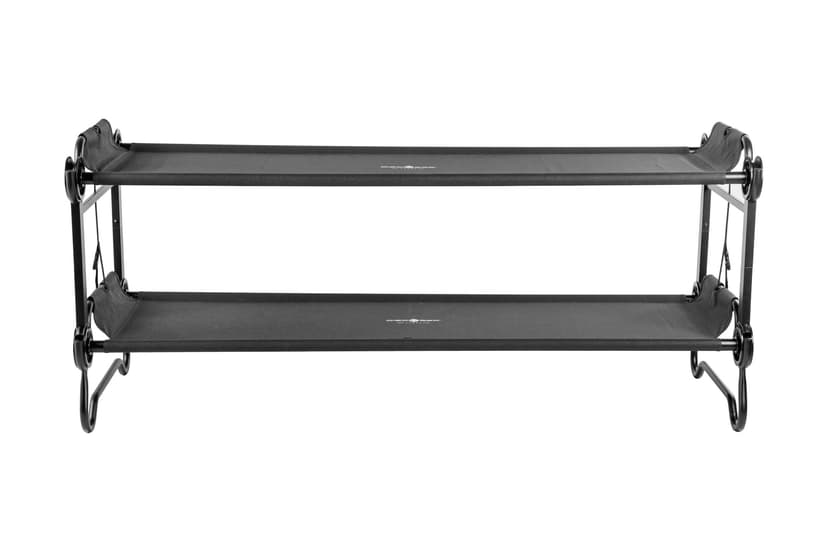 Disc-O-Bed Large Portable Cot System; Black