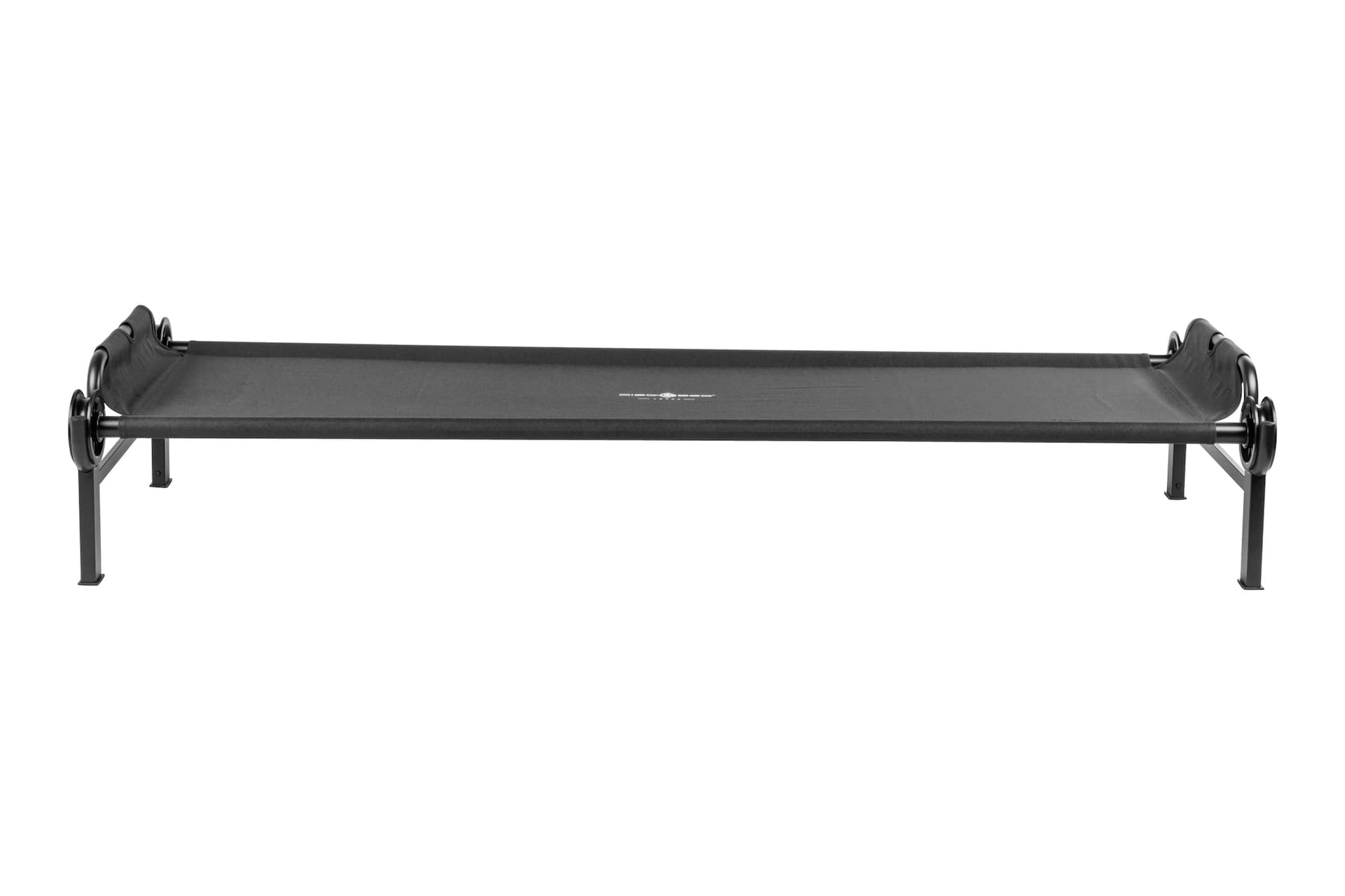 Disc-O-Bed Large Single Portable Cot; Black