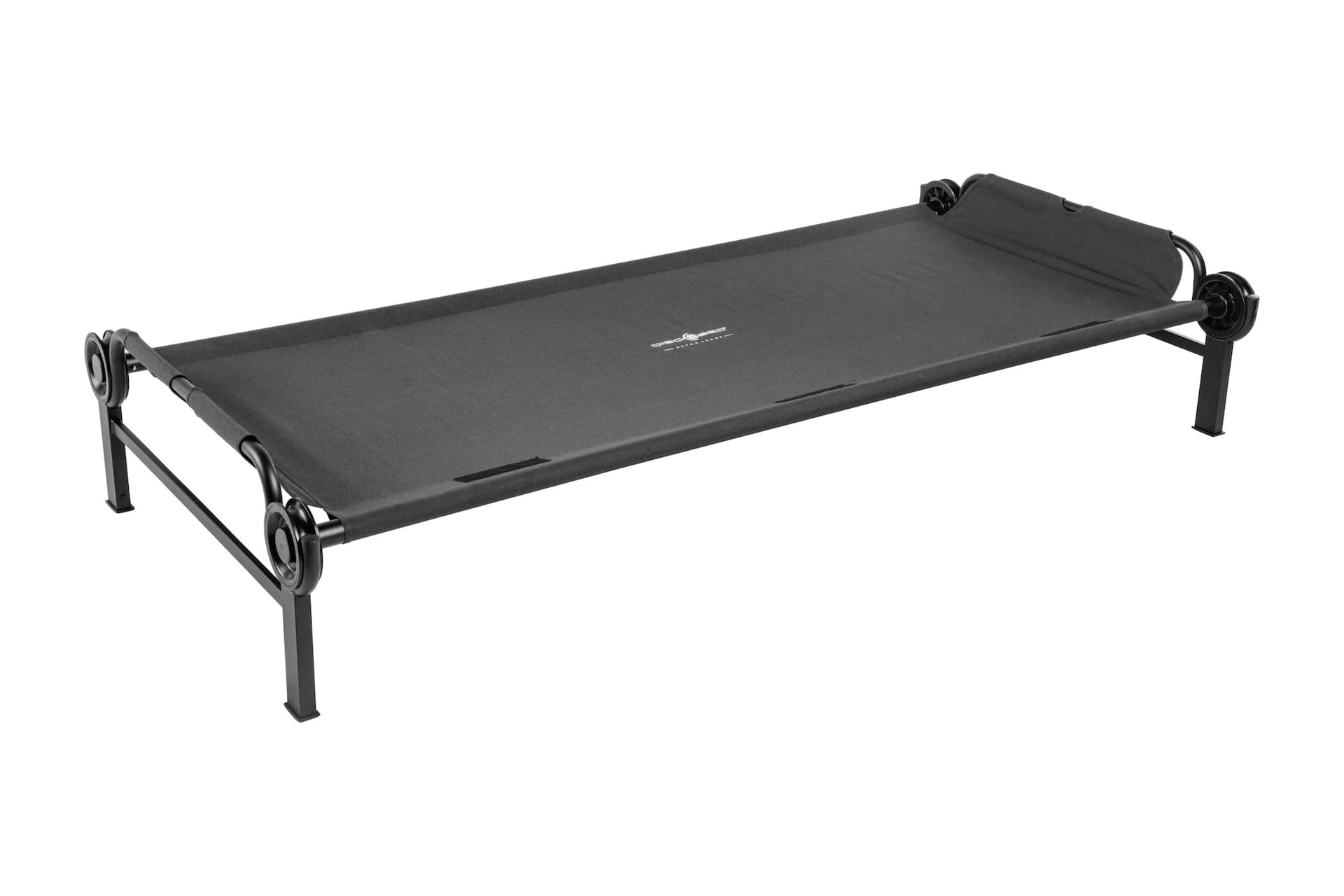 Disc-O-Bed XL Single Portable Cot; Black