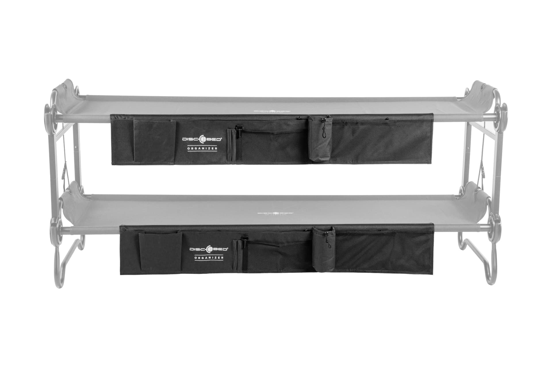 Disc-O-Bed Side Organizer for Large and XL; Black