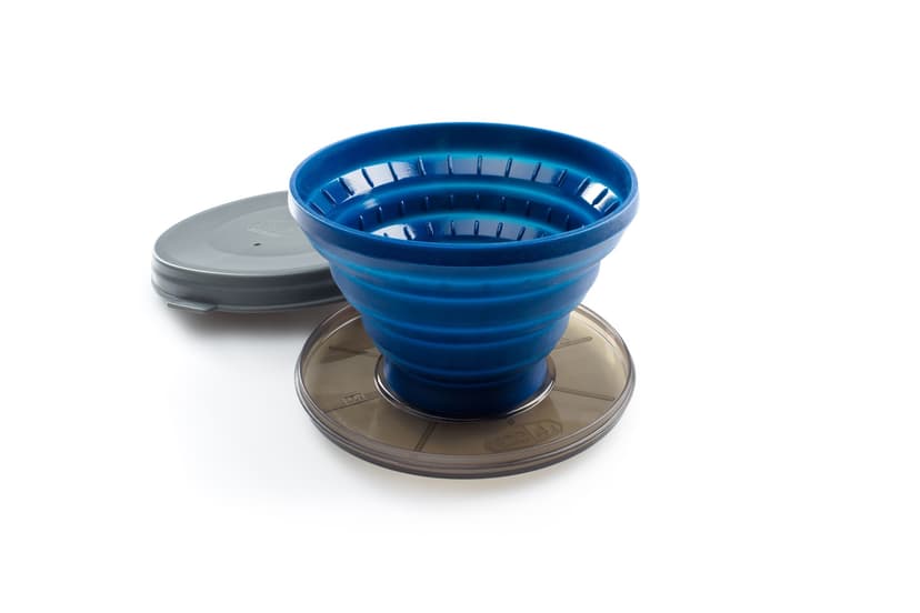 GSI Outdoors Collapsible Java Drip, Silicone Bellows Design, Blue