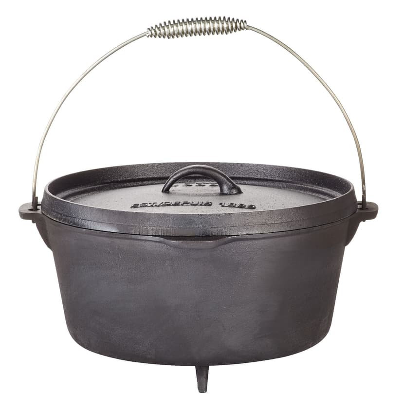 Woods™ Cast Iron Over-Safe Camping Dutch Oven, 7L