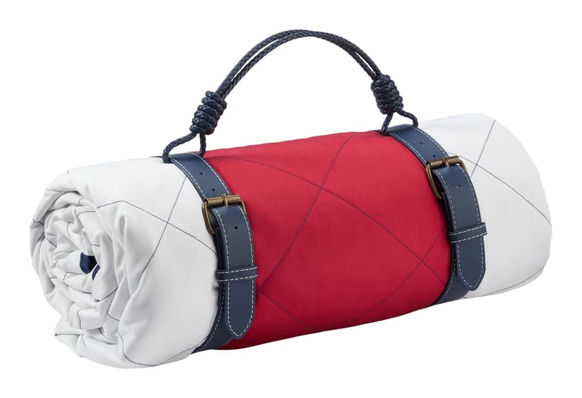 Hudson's Bay Stripes Outdoor Blanket with Carrier, Multi-Coloured, 42 x 72-in