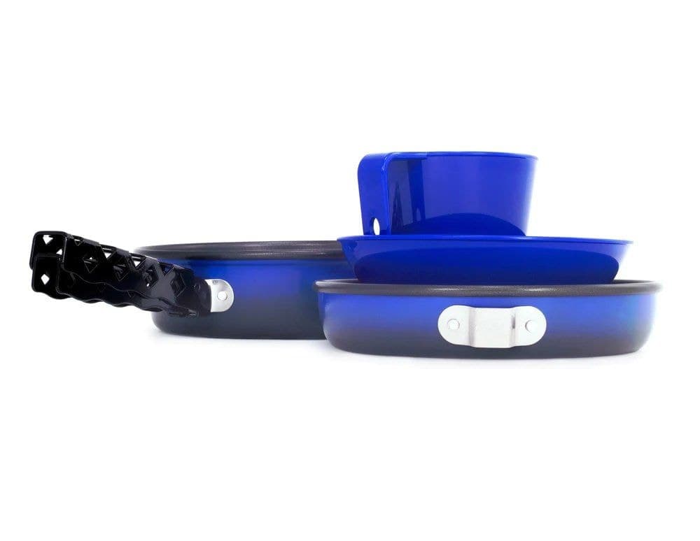 GSI Outdoors Bugaboo Ceramic Mess Kit, Lightweight, Blue