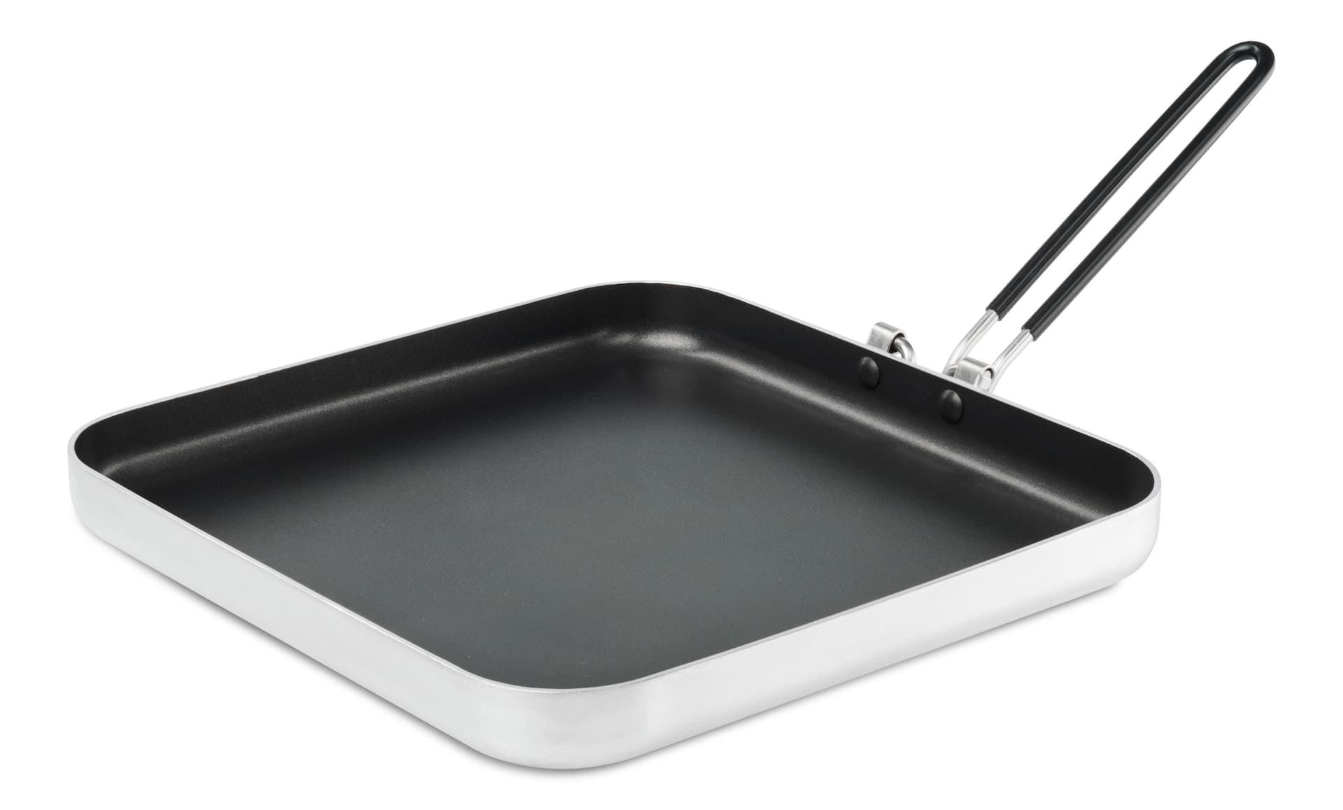 GSI Outdoors Bugaboo Square Frypan, Folding Handle, Non-Stick, Aluminum