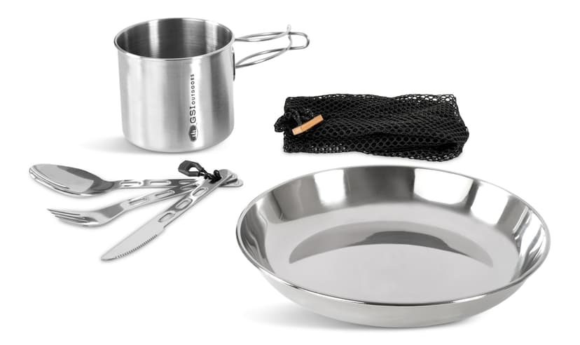 GSI Outdoors 1-Person Glacier Stainless Set