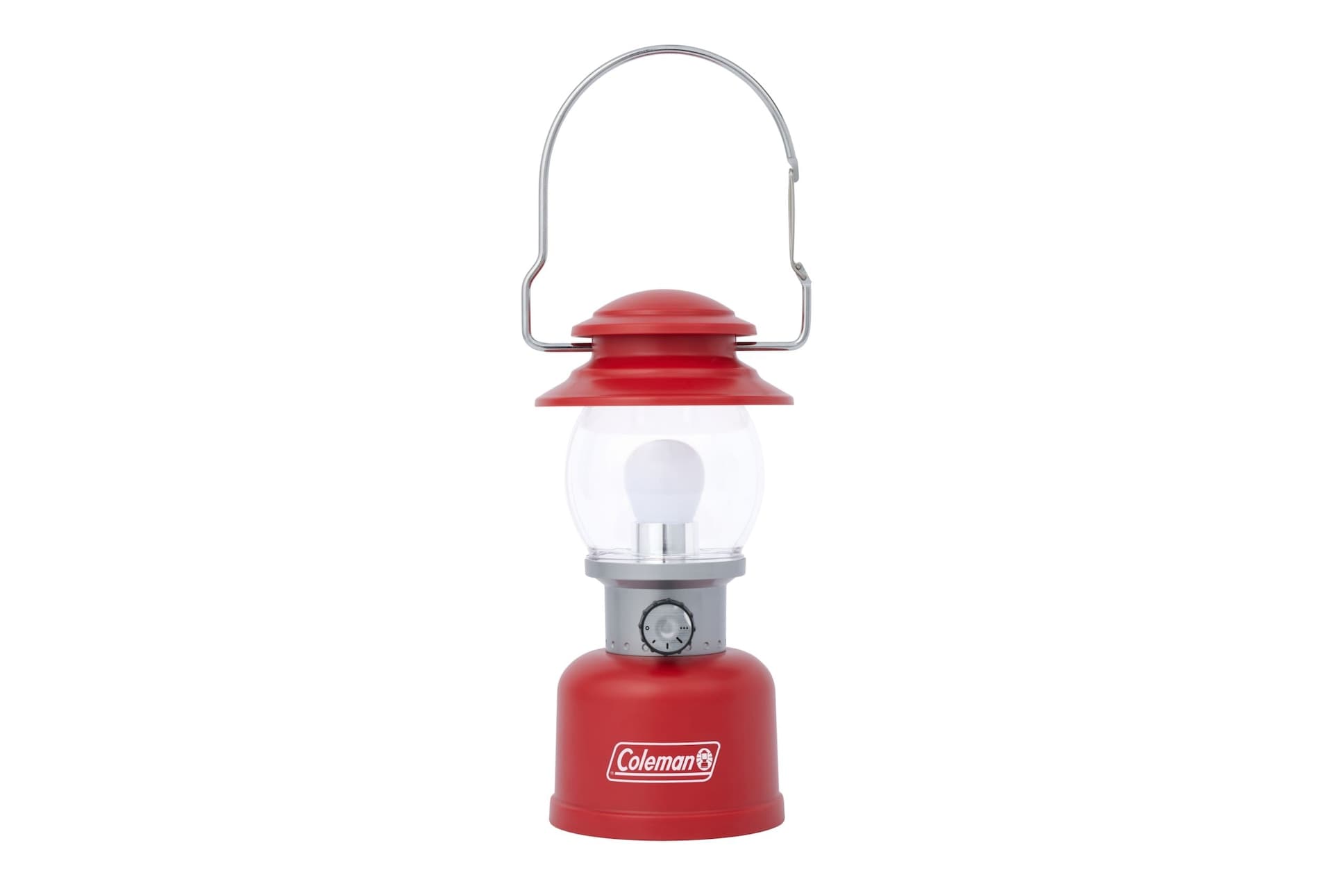Coleman Classic High-Performing LED Battery Lantern, 500 Lumens, Red