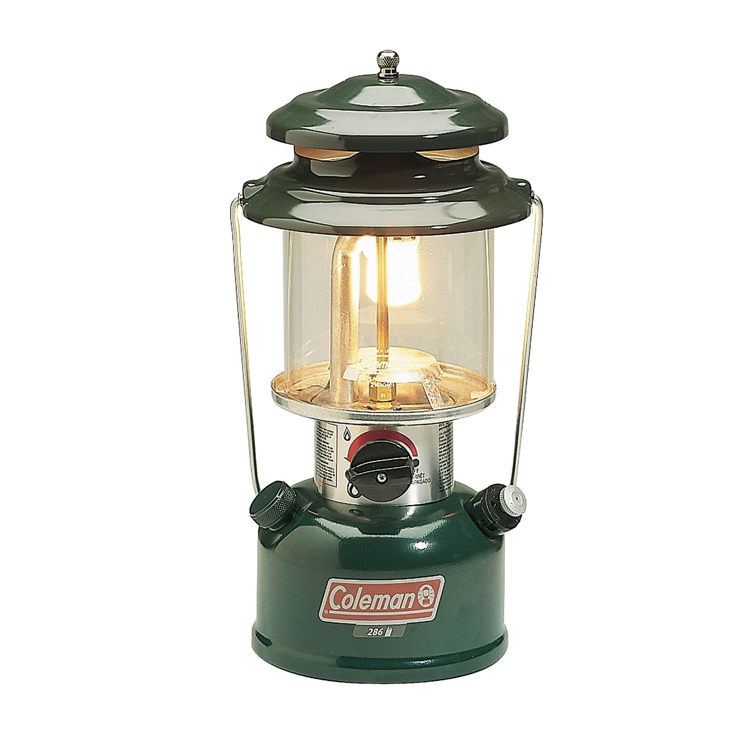 Coleman Mantle Classic Naphtha Adjustable Weather-Resistant Lantern, Black