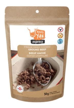 Happy Yak Express Freeze-Dried Cooked Ground Beef, 50-g