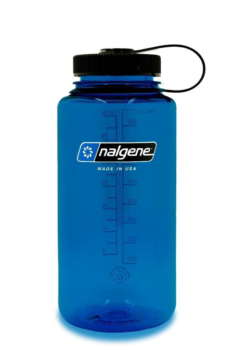 Nalgene Sustain® Wide Mouth Water Bottle, Slate Blue, 32-oz