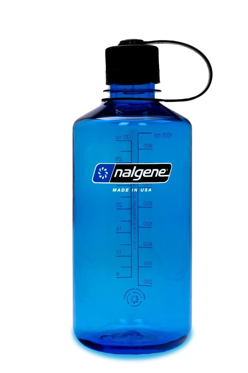 Nalgene Sustain® Narrow Mouth Water Bottle, Slate Blue, 1 L