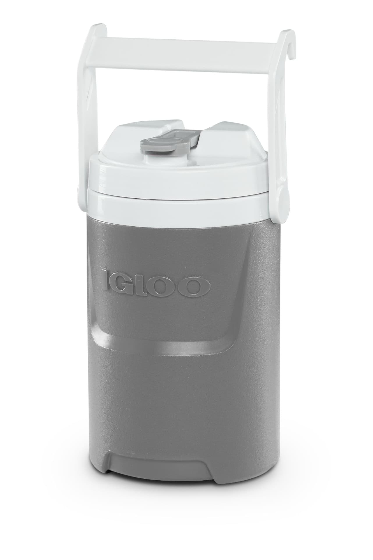 Igloo Insulated Beverage Jug with Push Button Spigot and Handle, 1-Gallon, Grey