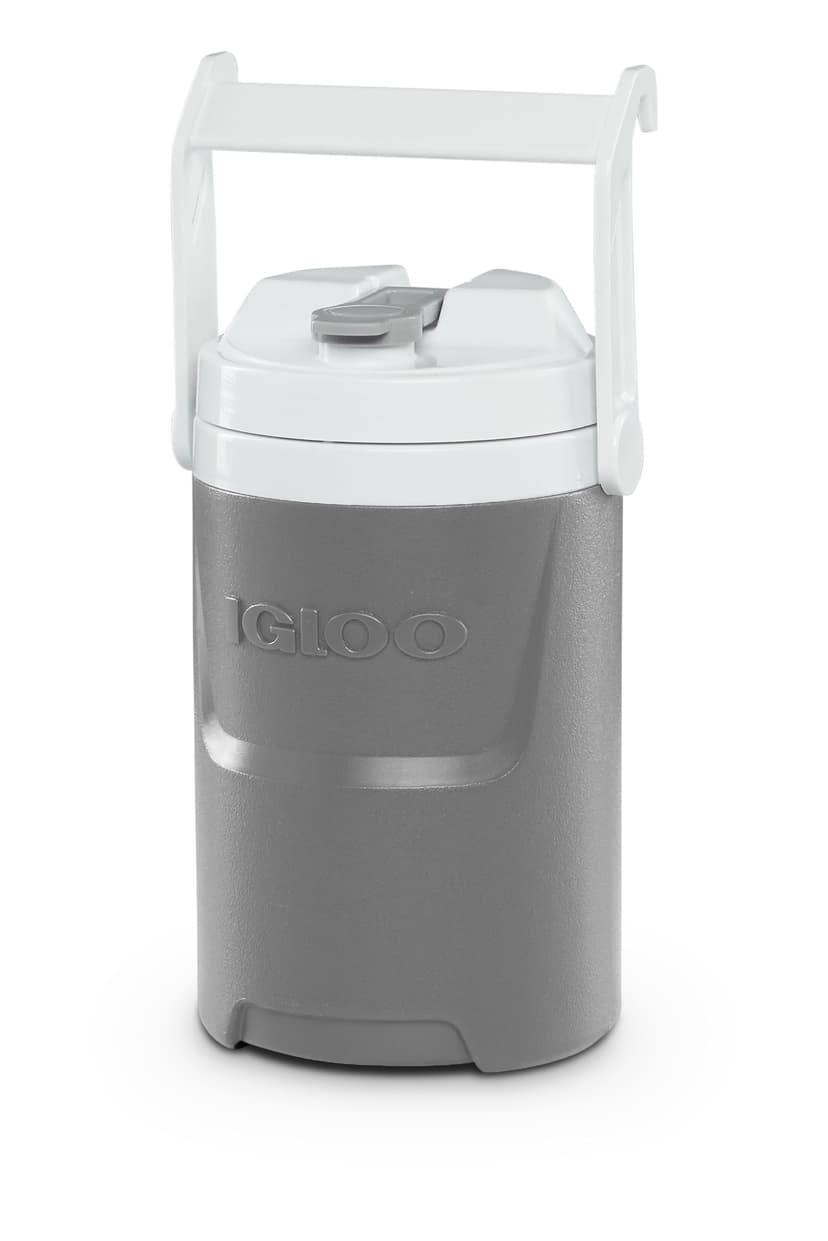 Igloo Insulated Beverage Jug with Push Button Spigot and Handle, 1-Gallon, Grey