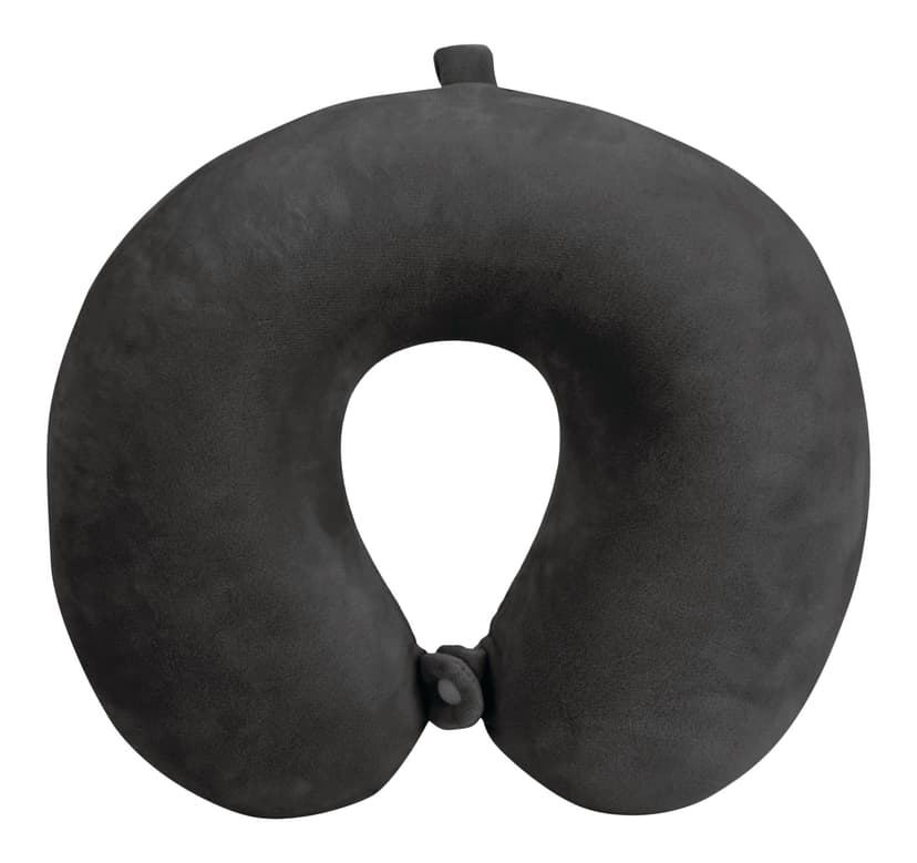 Maple Leaf Plush Memory Foam Head & Neck Support Travel Pillow For Airplane & Car
