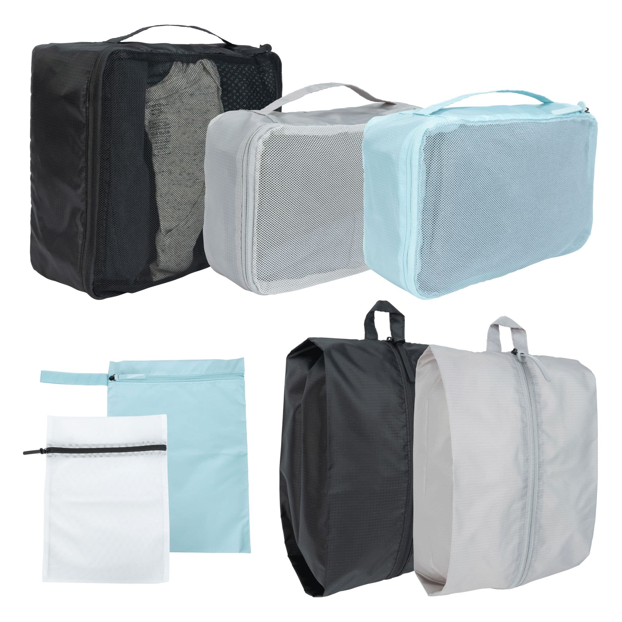 Maple Leaf Packing Travel Organizer Set, Assorted Colours, 7-pc