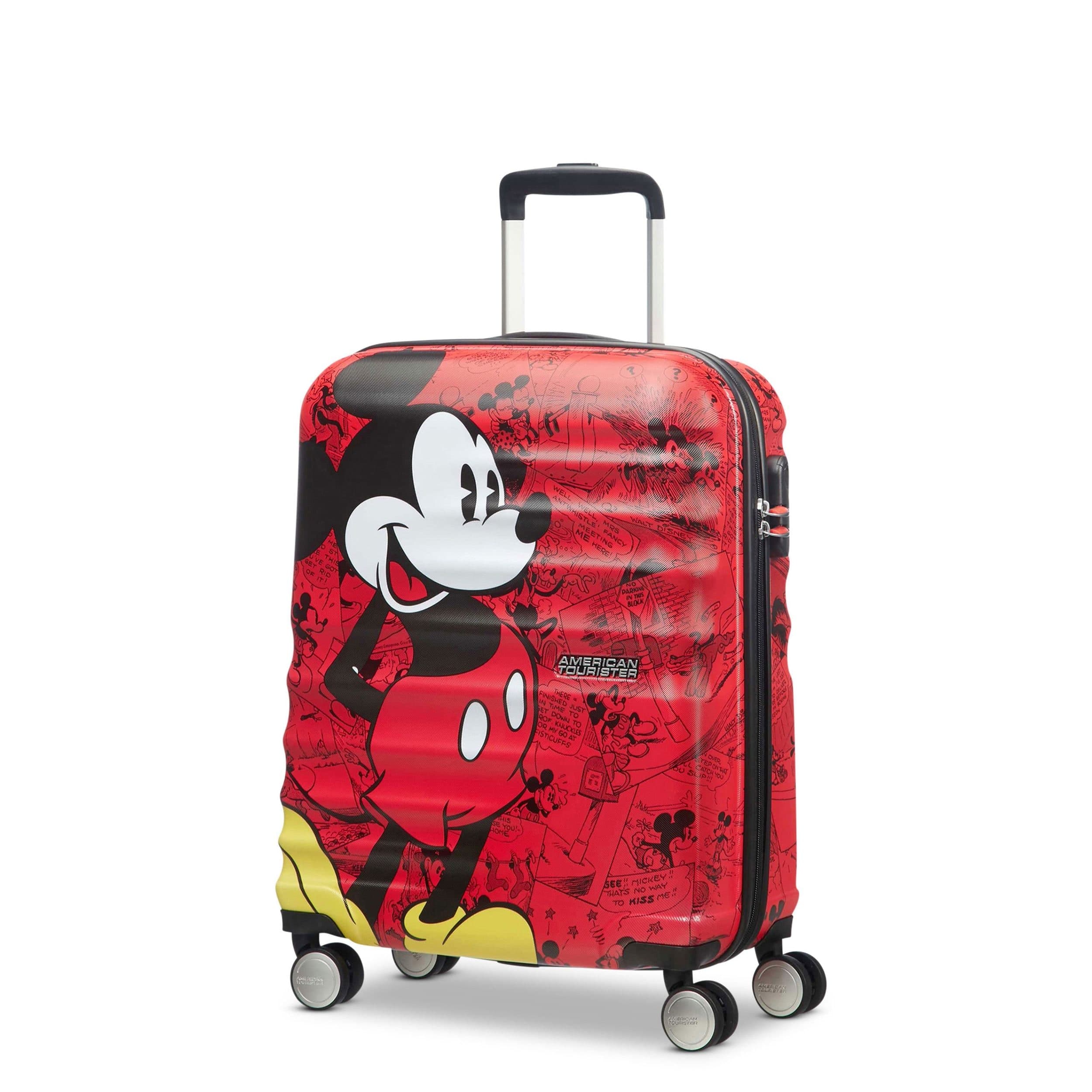 American Tourister Disney Spinner Large Luggage, Mickey Comics Red