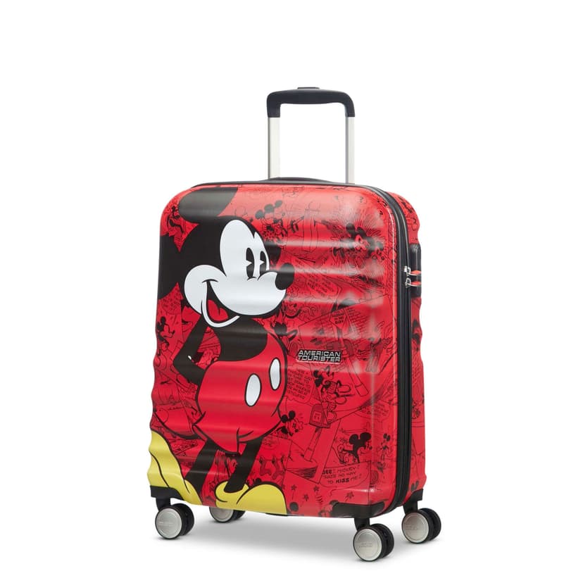 American Tourister Disney Spinner Large Luggage, Mickey Comics Red