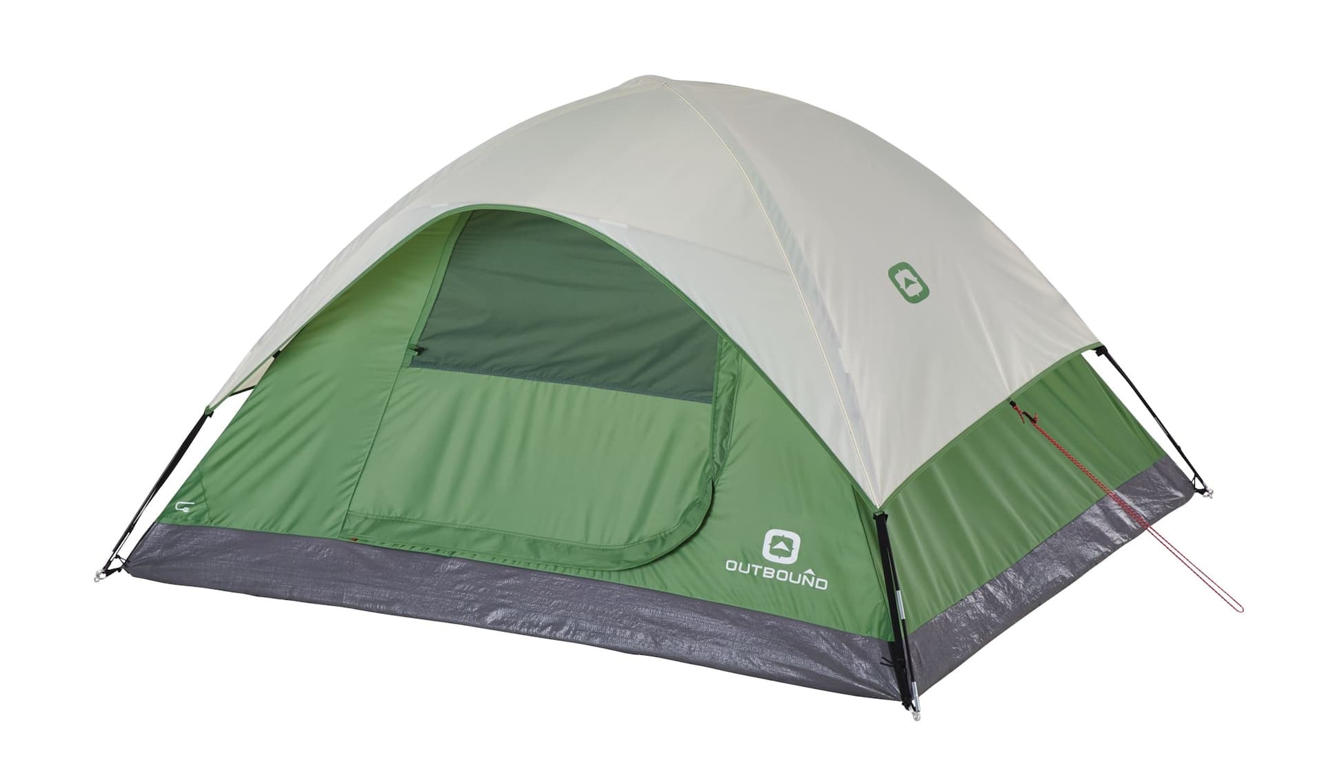 Outbound 3-Season, 3-Person Camping Dome Tent w/ Rain Fly & Carry Bag