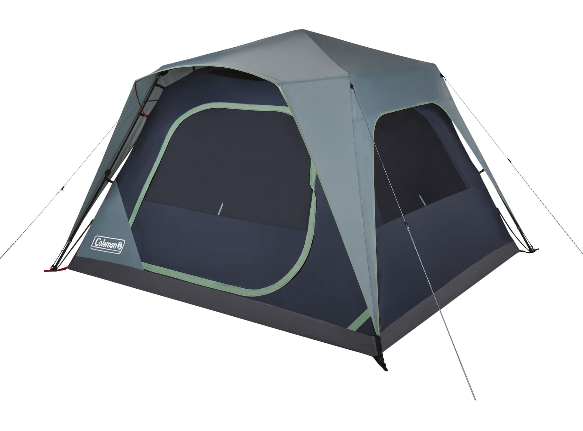 Coleman Skylodge 6P Cabin Tent with Rain Fly & Carry Bag, Blue Nights