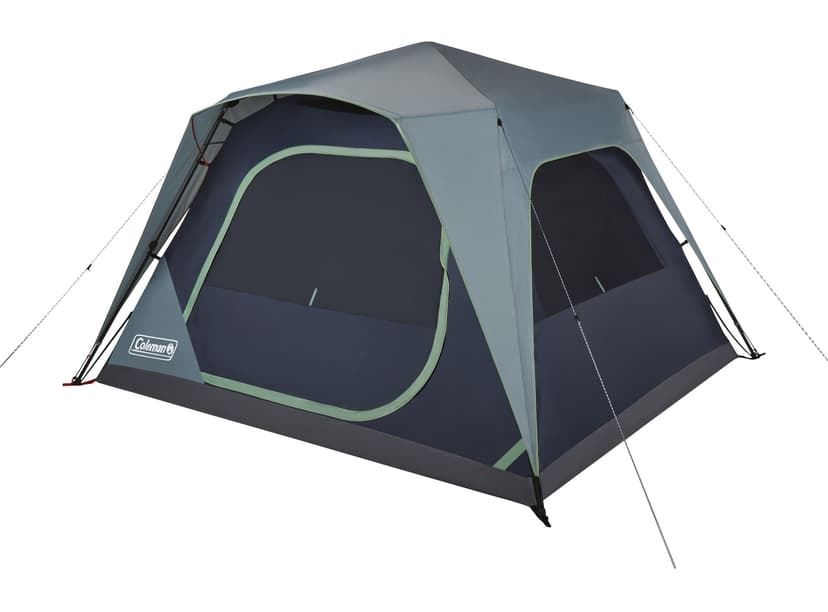 Coleman Skylodge 6P Cabin Tent with Rain Fly & Carry Bag, Blue Nights