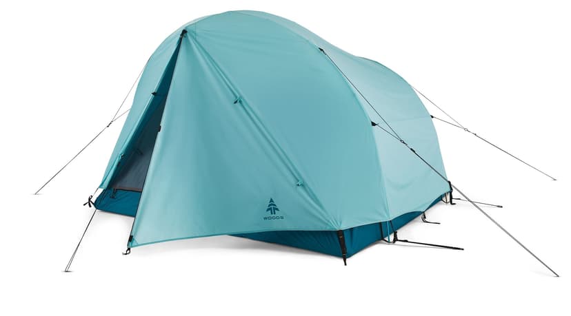 Woods O'Hara 4-Person Water-Repellent Tent, Blue