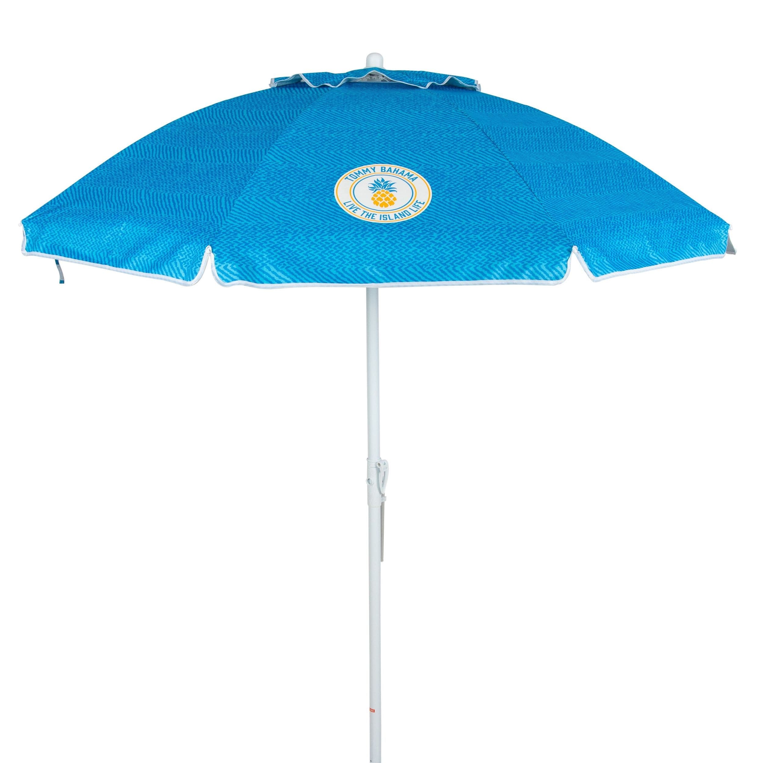 Tommy Bahama Tilt Outdoor/Beach Umbrella with Integrated Sand Anchor, 6-f