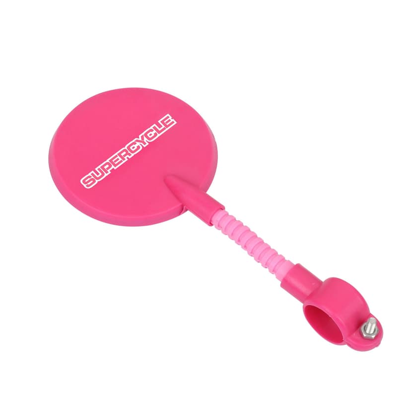 Supercycle Universal Adjustable Kids' Bike Mirror, Pink