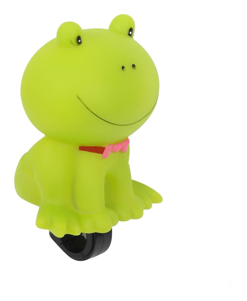 Supercycle Frog Kids' Handlebar Bike Bell Horn For Bicycles, Trikes & Scooters, Loud Tone, Green