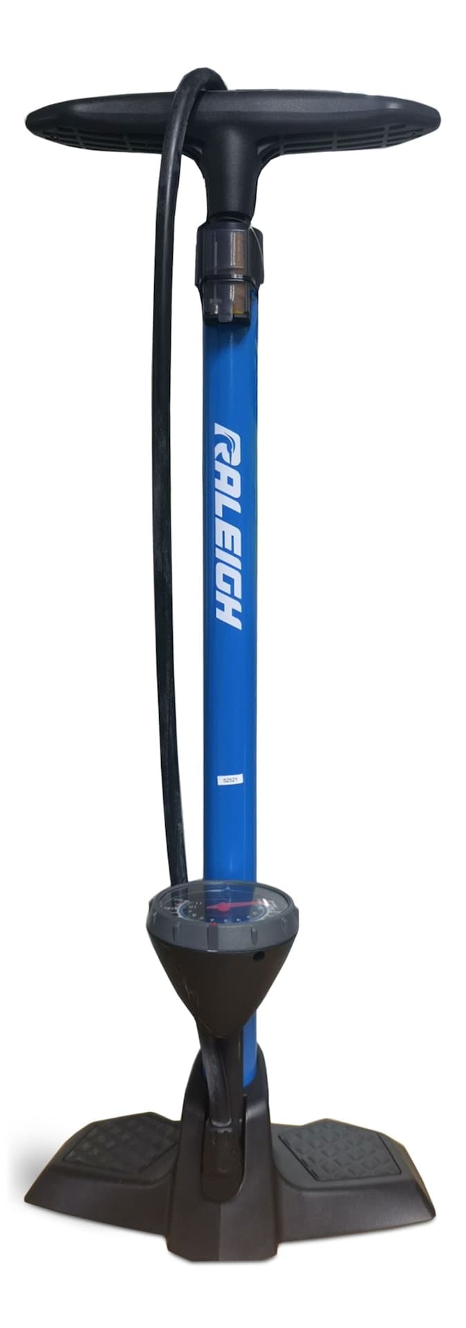 Raleigh Steel Floor Bike Pump with Gauge, 25-in
