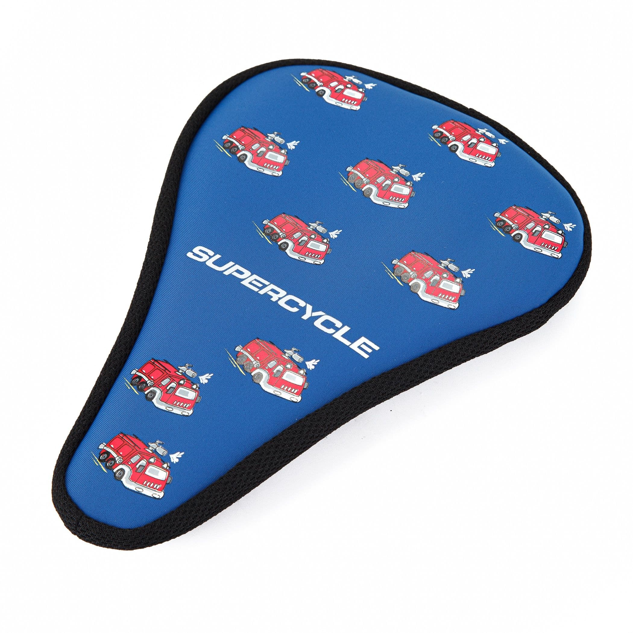 Supercycle Kids' Drawstring Bike Foam Seat Cover, Blue