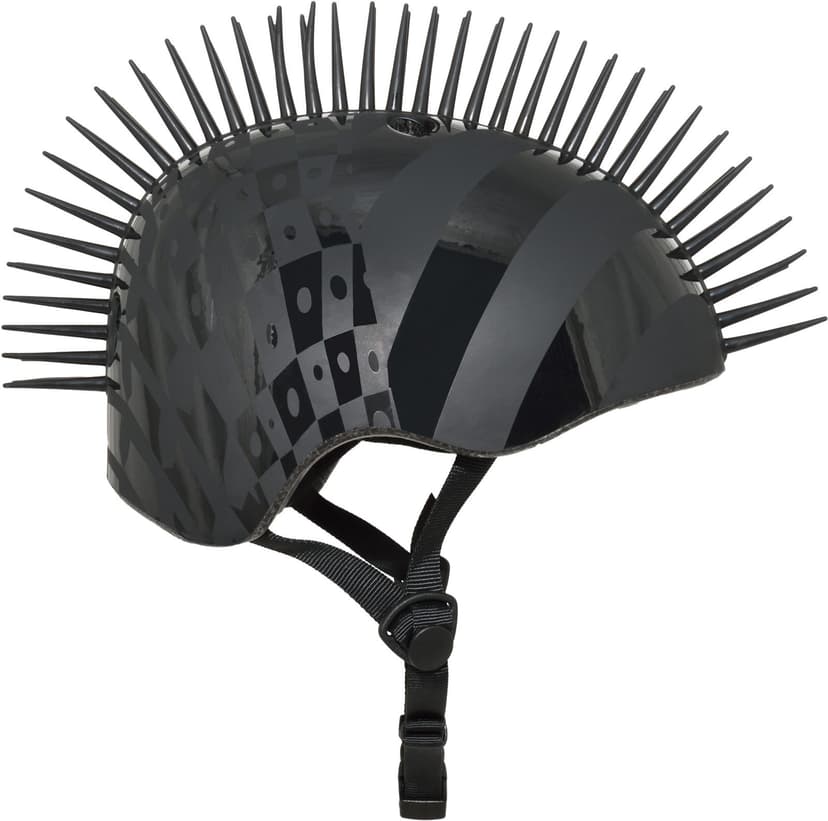 Krash! Skull Swarm Multi-Sport Youth Bike Helmet w/ Adjustable Straps, Black, Ages 8+