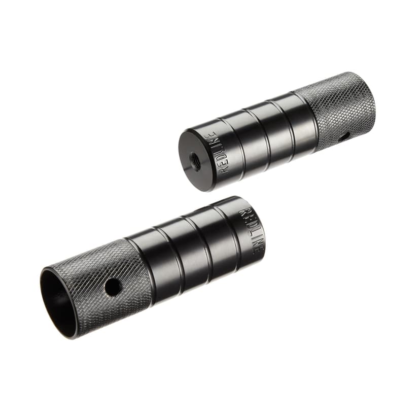 Redline Steel BMX Bike Pegs For 10-mm Axles, Black, 2-pk