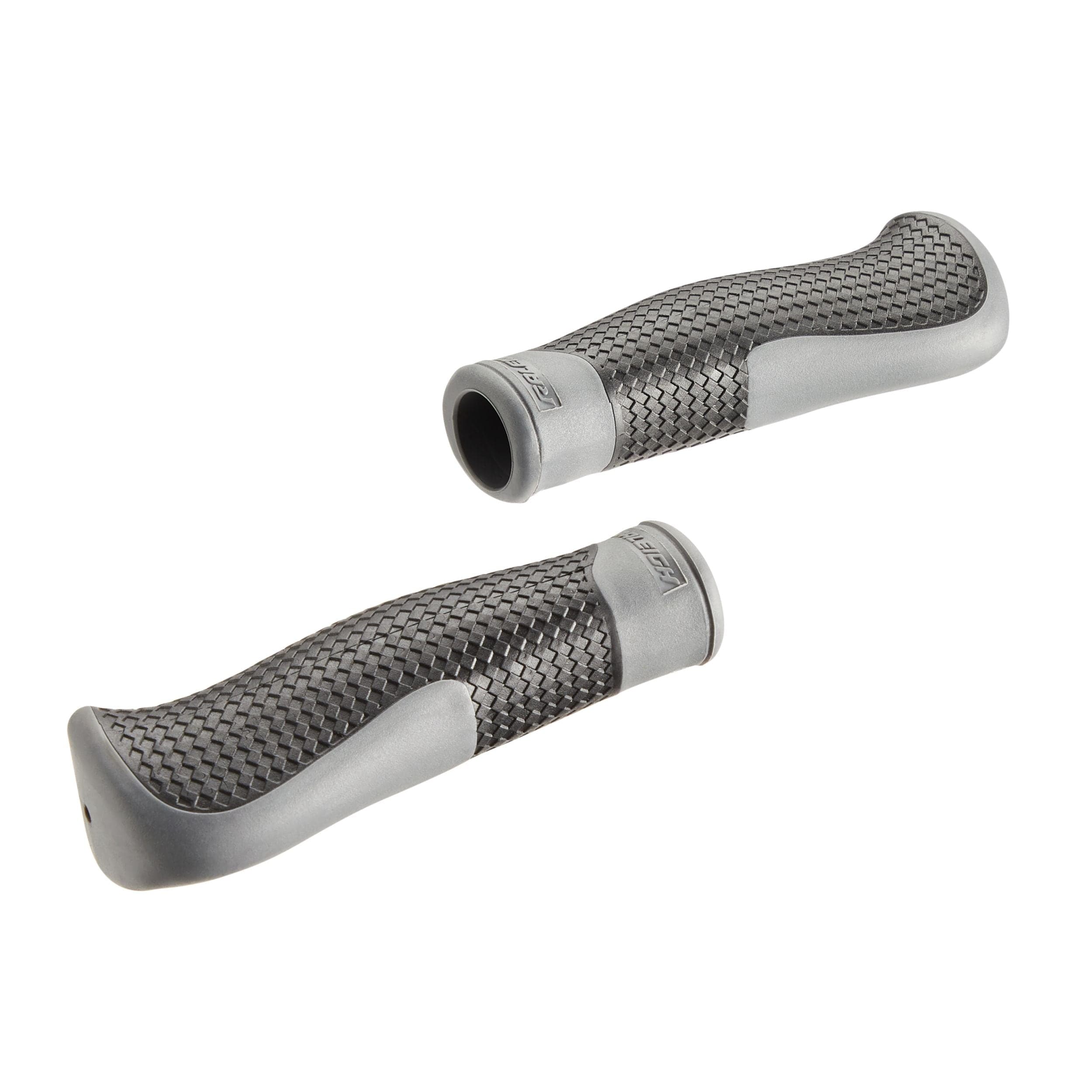 Raleigh Comfort Double-Layer Ergonomic Bike Handlebar Grips, Slip-Resistant, Grey