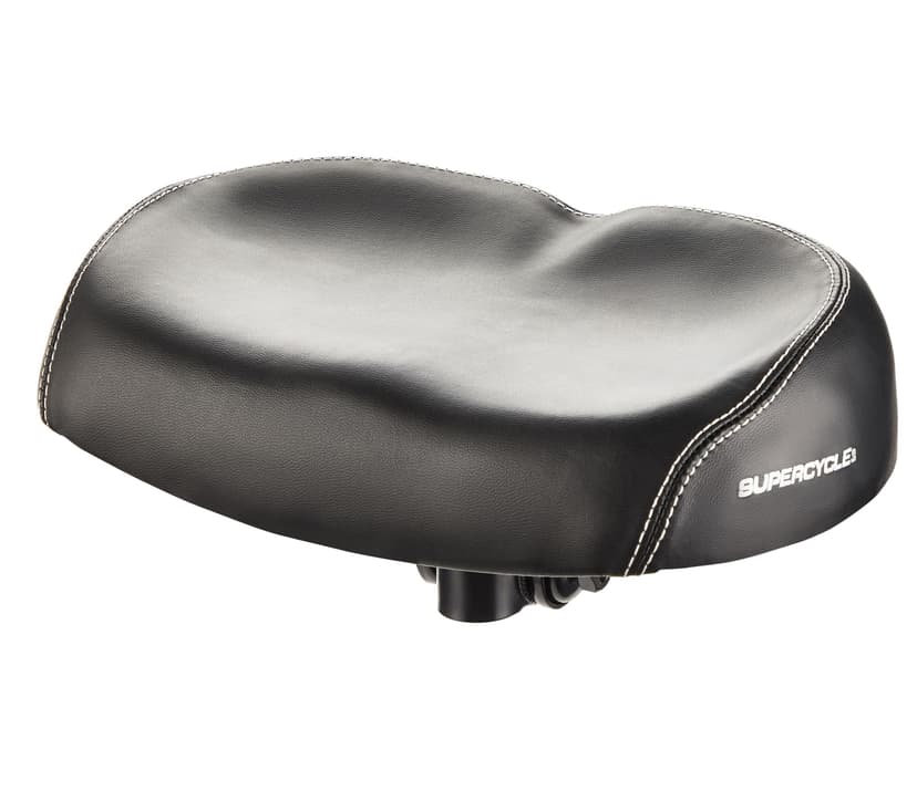 Supercycle No-Pressure Foam Ergonomic Bike Seat/Saddle, Black