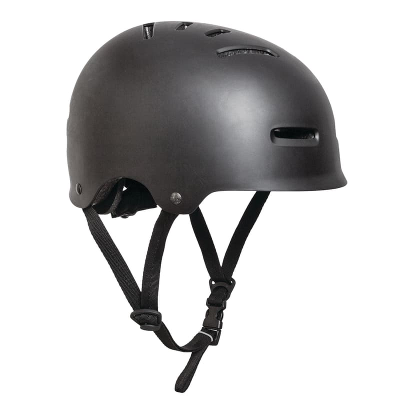 Redline Officer BMX Multi-Sport Youth Bike Helmet w/Adjustable Straps, Black, Ages 13-18