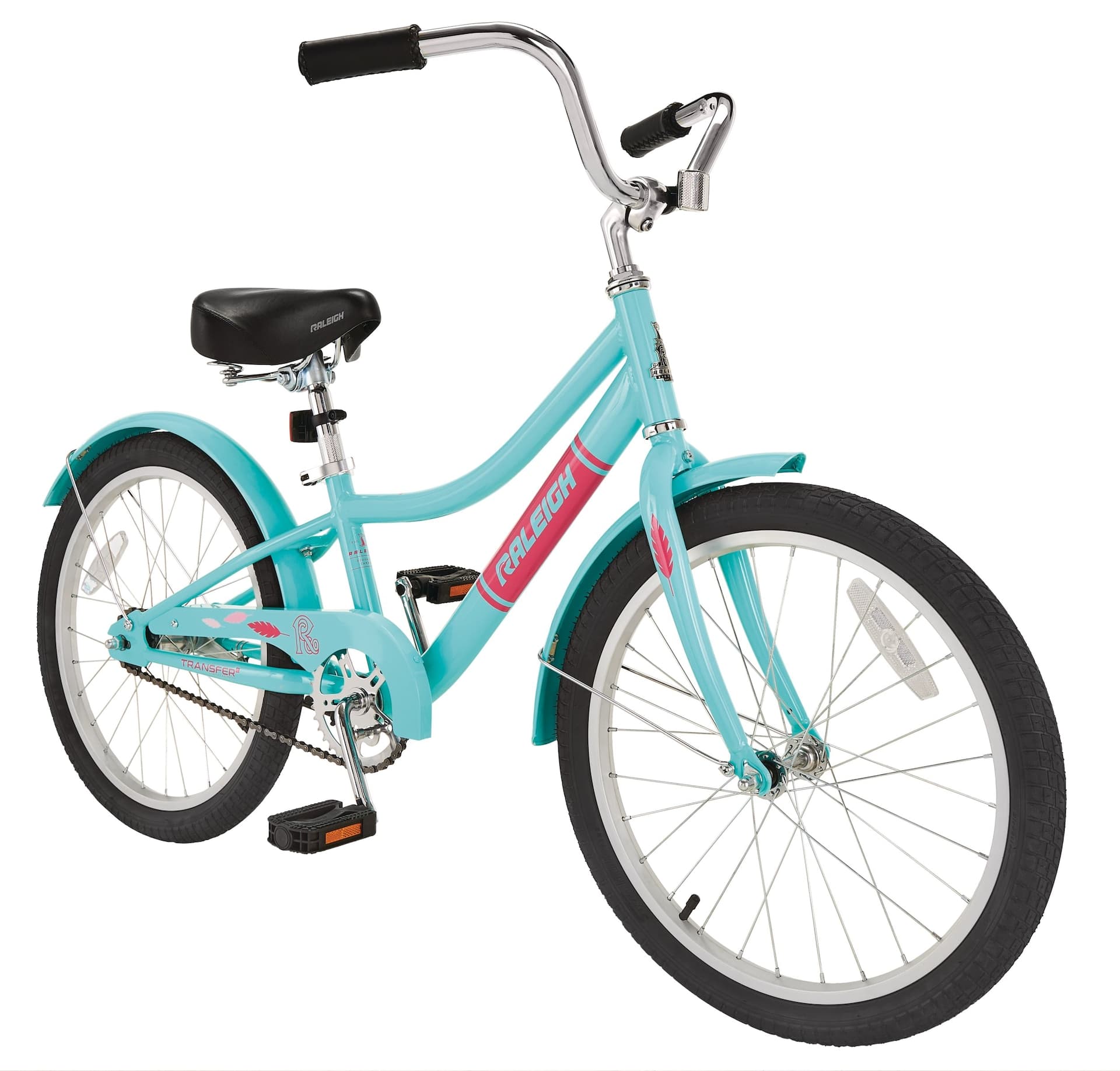 Raleigh Sunrise Youth Cruiser Bike, 20-in Wheel, Teal