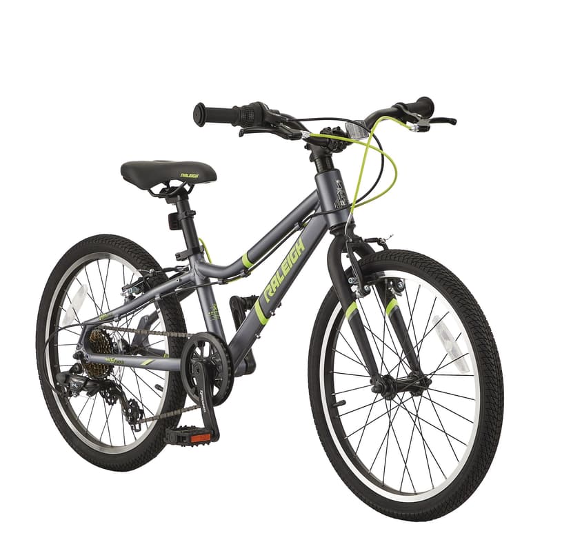 Raleigh Meteor Youth Bike with Reflectors, 7-Speed, 20-in Wheel, Grey