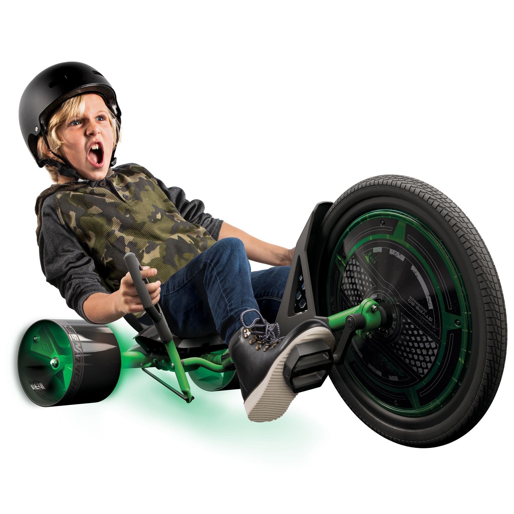 Huffy Kids' Machine Drift, Green, 20-in, Ages 8+