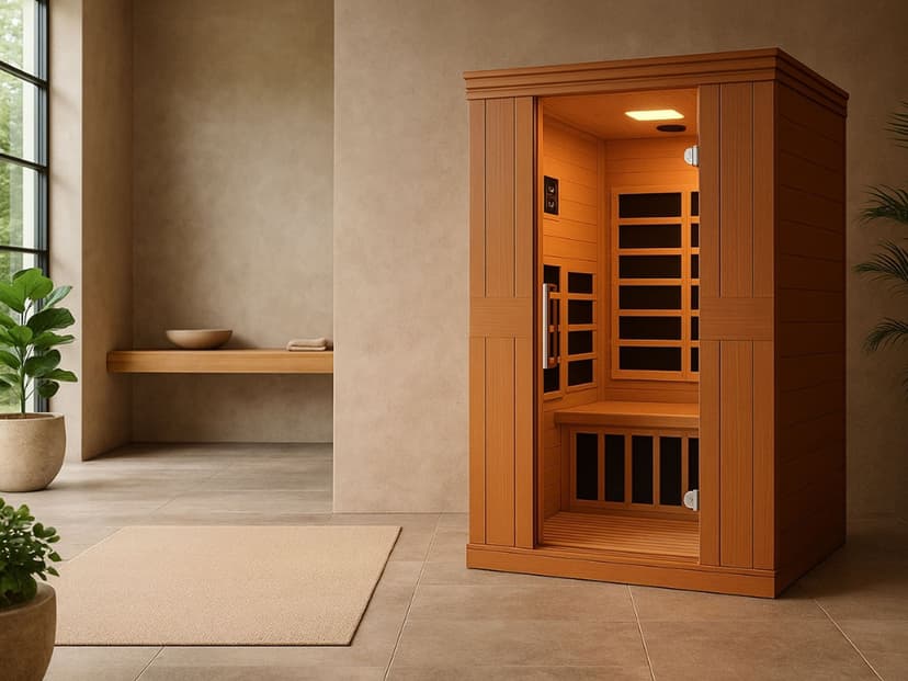 Westinghouse 1725 Infrared Sauna with LED Light Therapy, 2 Person