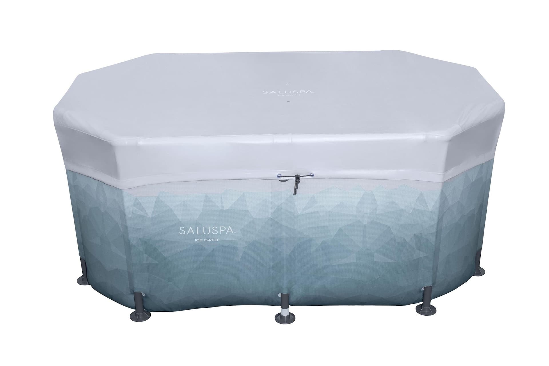 SaluSpa Glacier Dip Portable Cold Plunge Ice Bath Tub with Cover, For Athletes & Fitness Lovers, 2-Person, 59-in