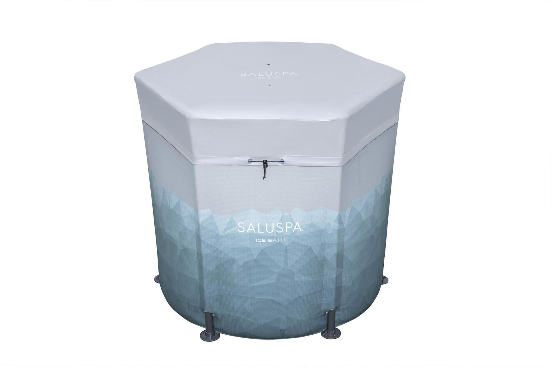 Saluspa Glacier Dip Portable Cold Plunge Ice Bath Pod with Cover, For Athletes & Fitness Lovers, 1-Person, 35-in