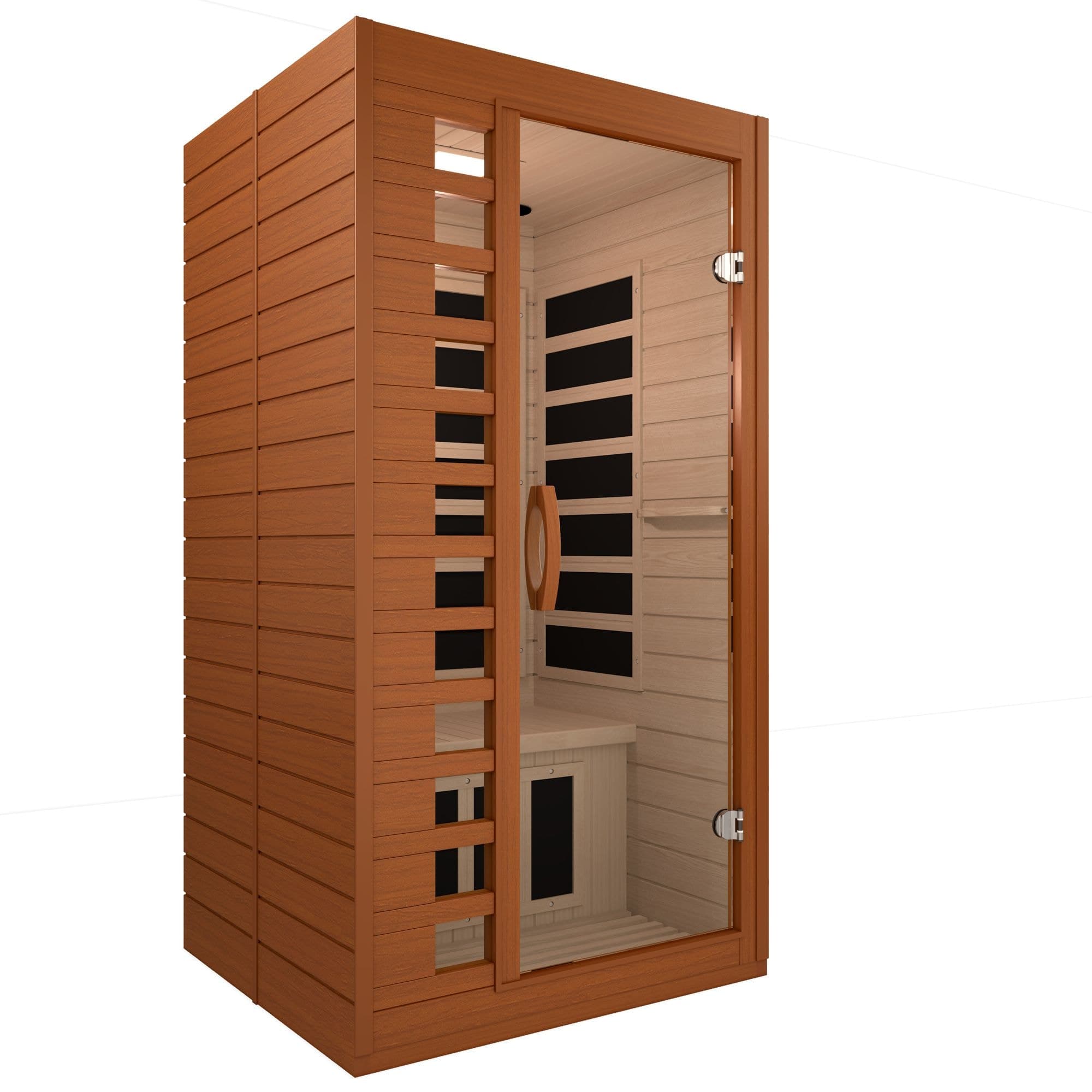 Westinghouse 1600 Hemlock Infrared Sauna with LED Light Therapy, 1 Person