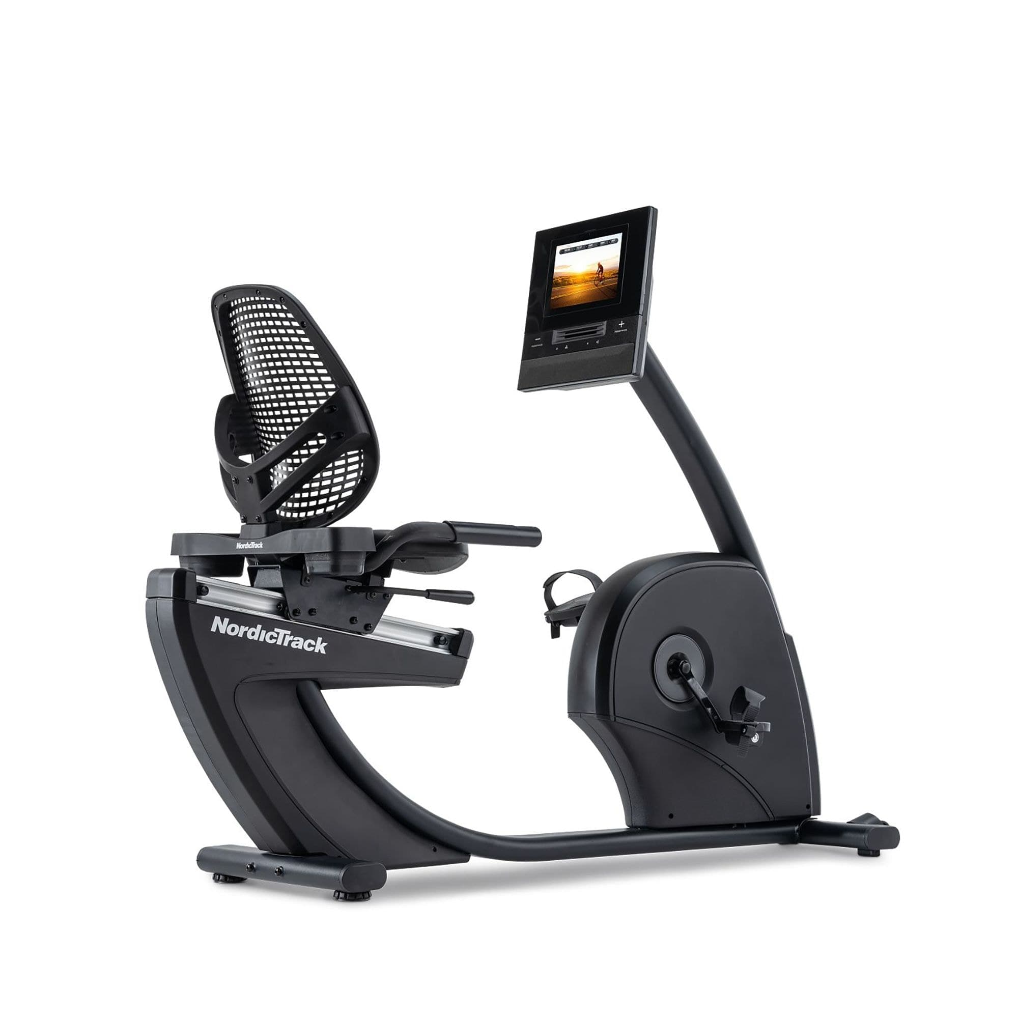 NordicTrack 10 Recumbent Indoor Cycling Stationary/Exercise Bike, iFIT® Enabled
