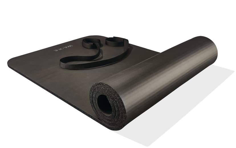WA:KE Athletic 12mm Fitness Mat, Black
