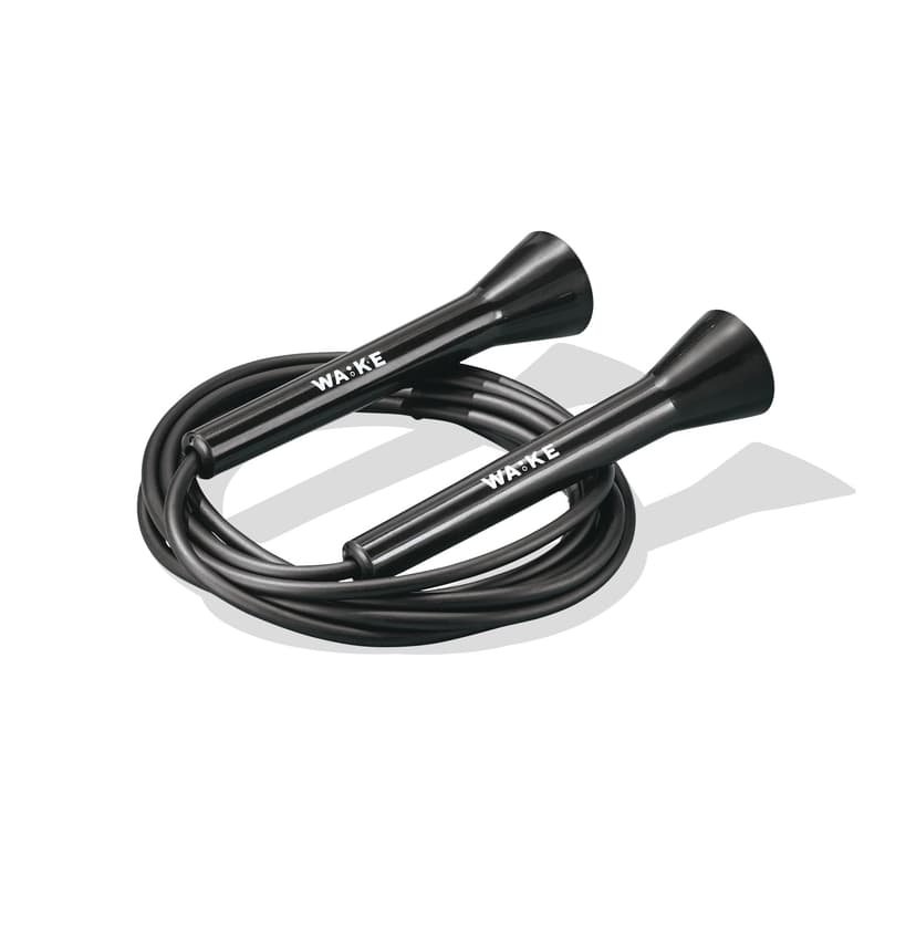 WA:KE Athletic Essential Speed Jump Rope, Black, 9-ft