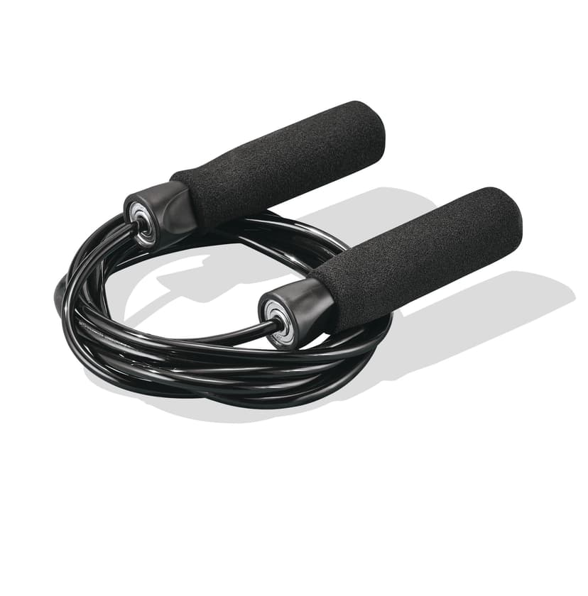 WA:KE Athletic Comfort Grip Speed Jump Rope, Black, 9-ft