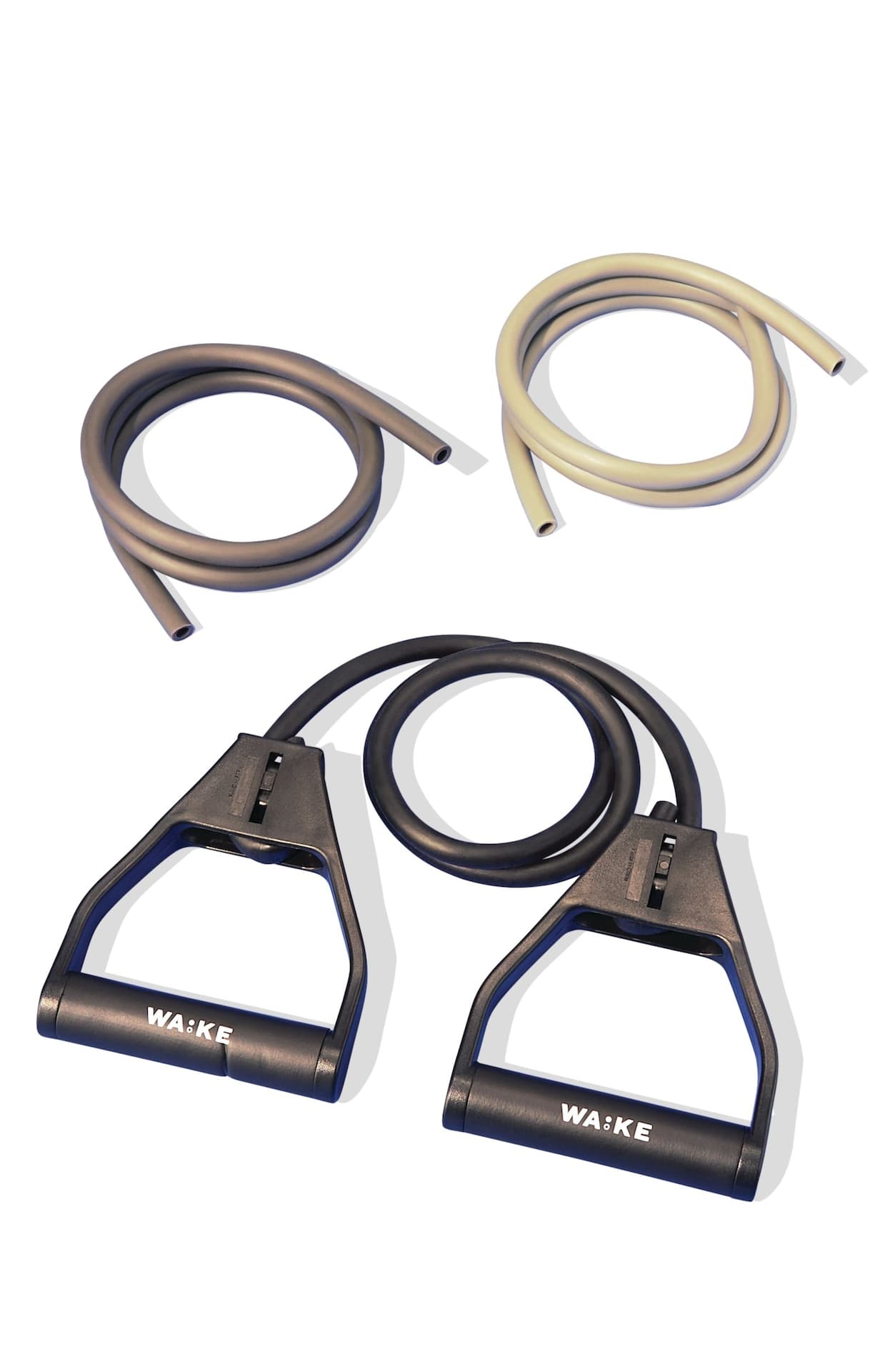WA:KE Athletic 3-Level Lightweight Resistance Tube Set, 3-pc