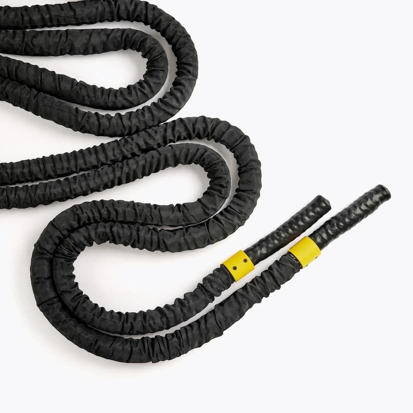ZIVA Battle Rope with Rubber Handle Grips