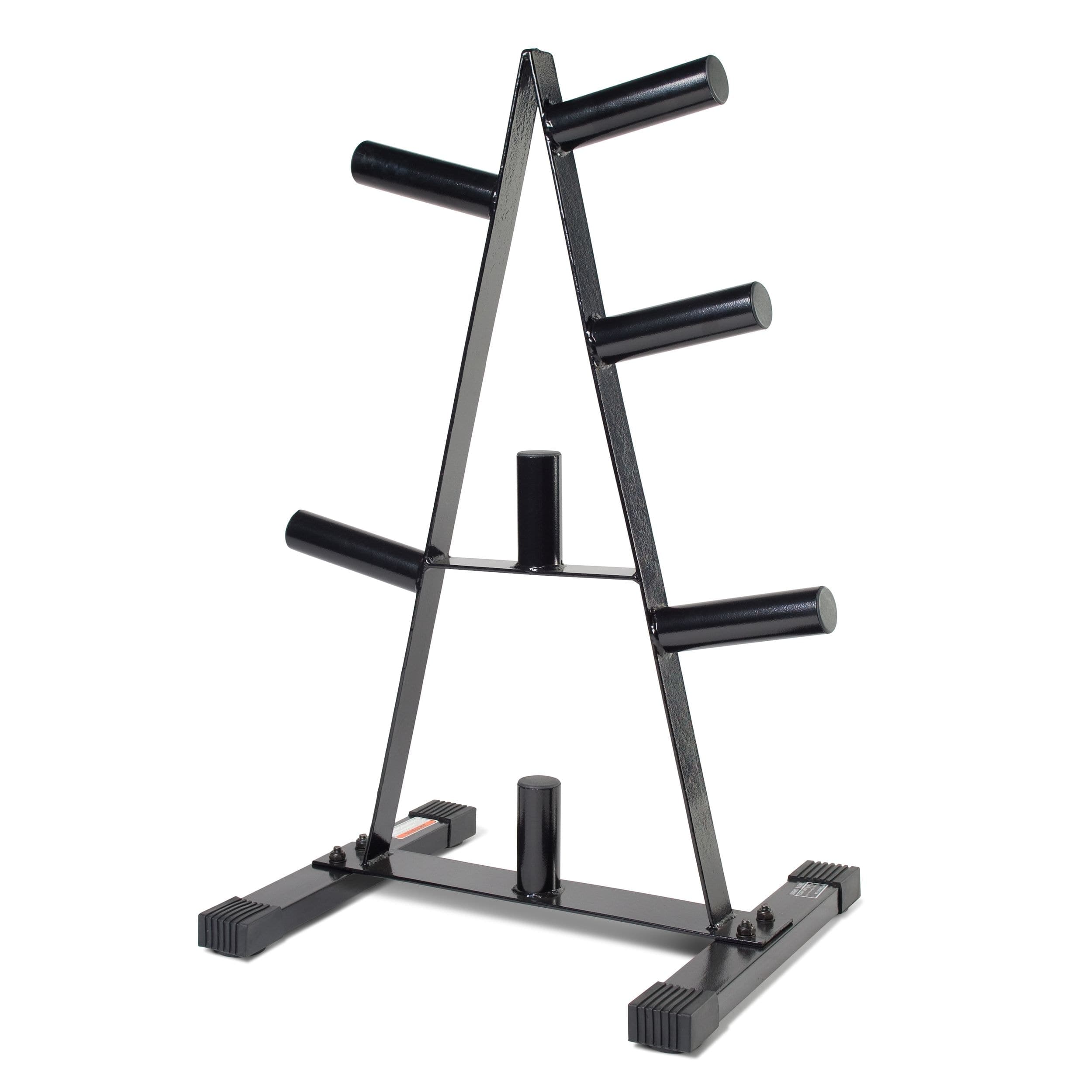 Cap Barbell Plate Tree, Black, 2-in