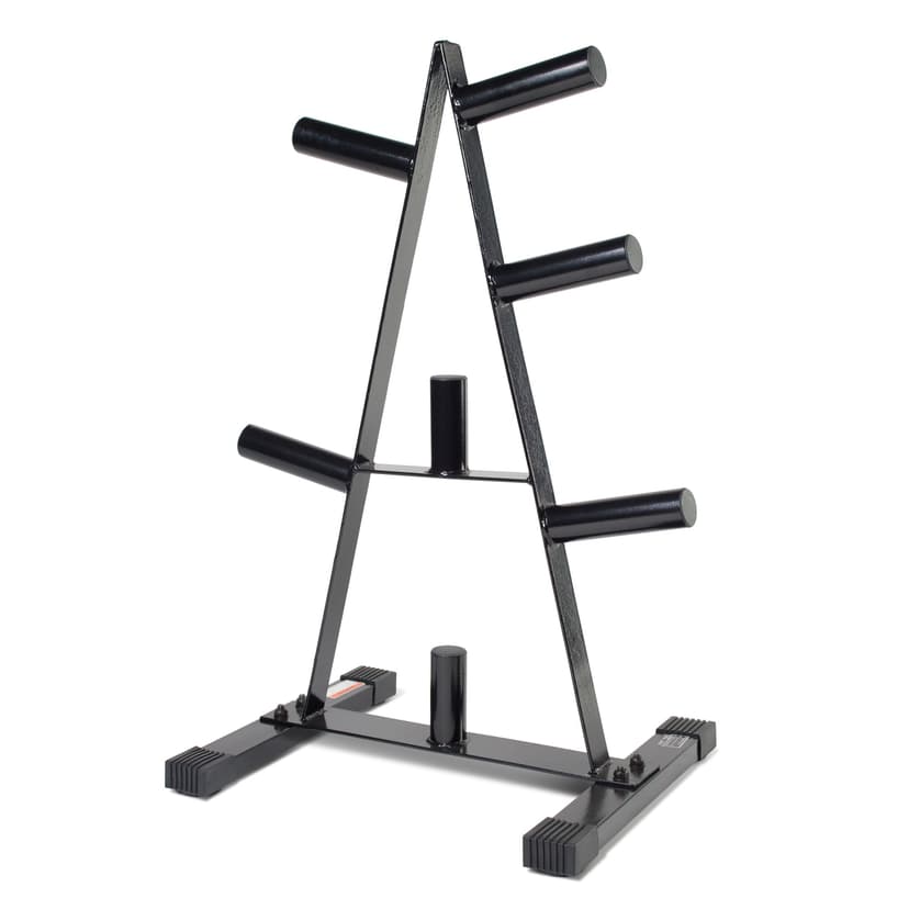 Cap Barbell Plate Tree, Black, 2-in